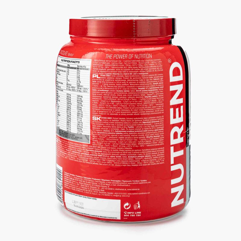 Siero di latte Nutrend Hydro Chocolate 800 g 2