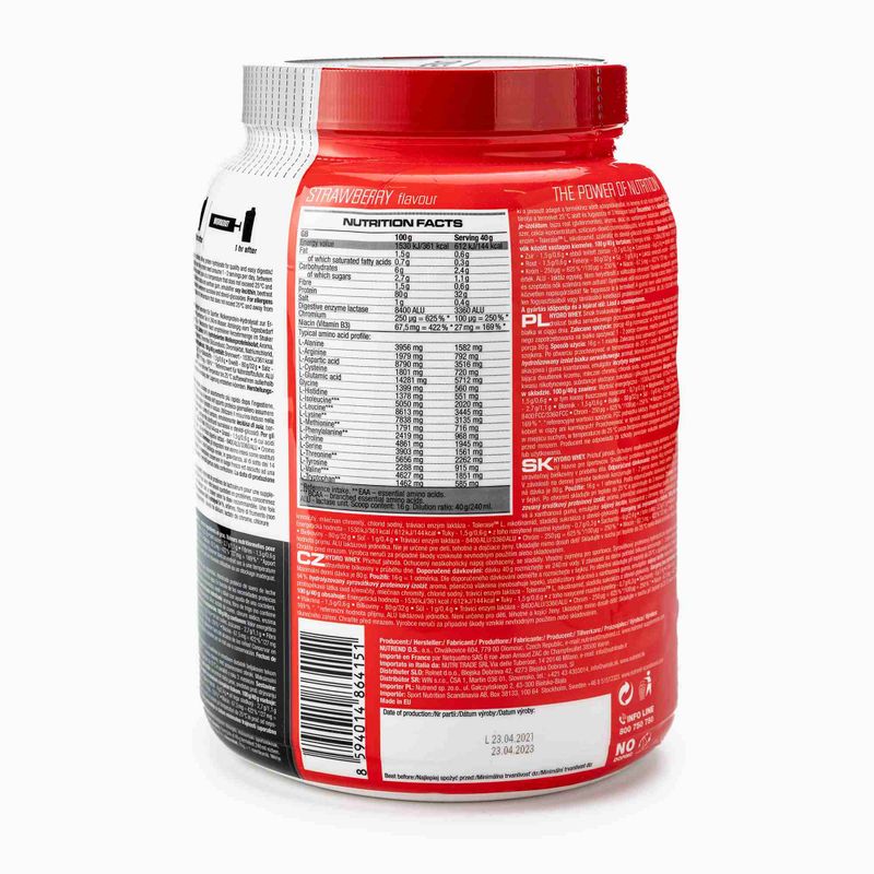 Siero di latte Nutrend Hydro Strawberry 800 g 3