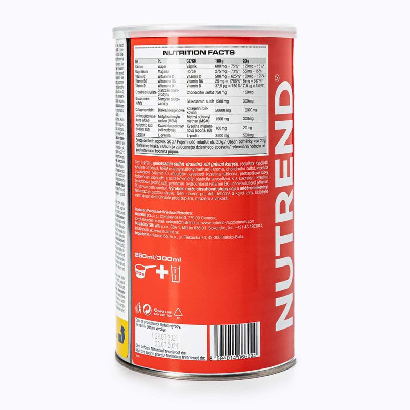 Nutrend Flexit Drink Limone 600 g 2