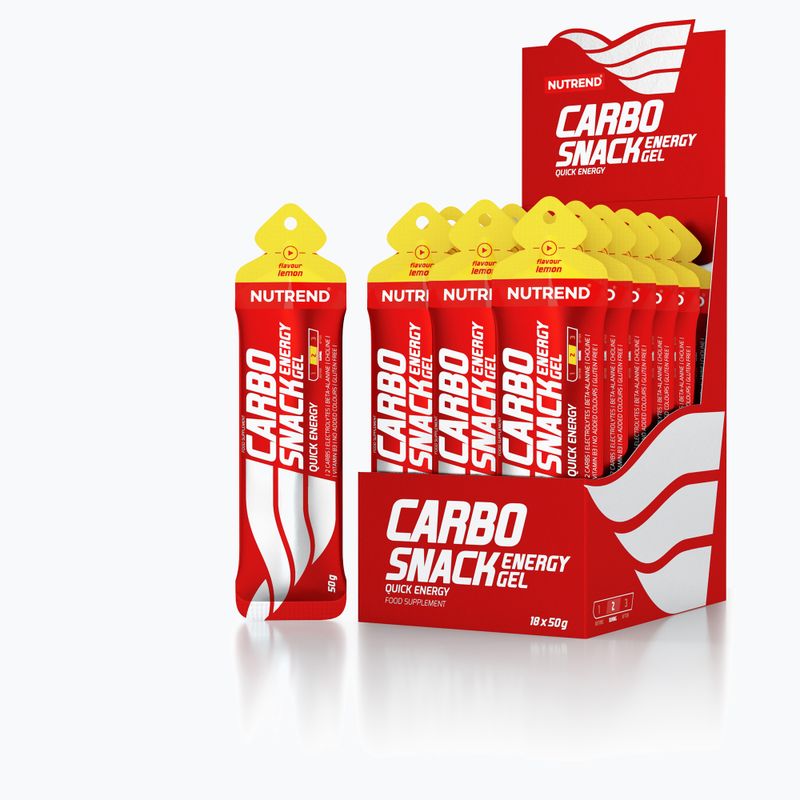 Nutrend Carbosnack gel energetico Bustina di limone amaro 50 g