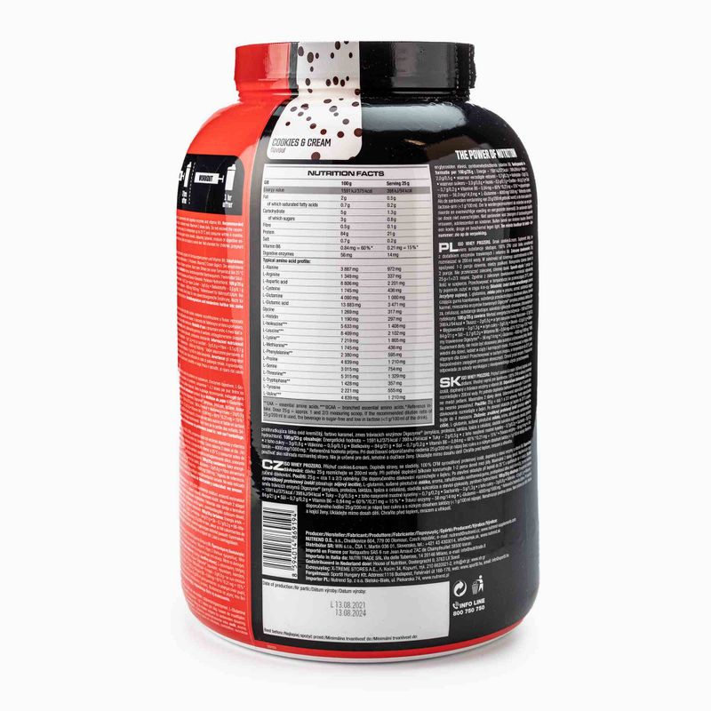Siero di latte Nutrend Iso Prozero Cookies Cream 3