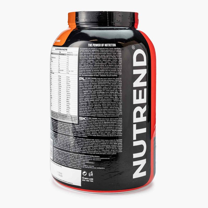 Siero di latte Nutrend Iso Prozero Caramello Salato
