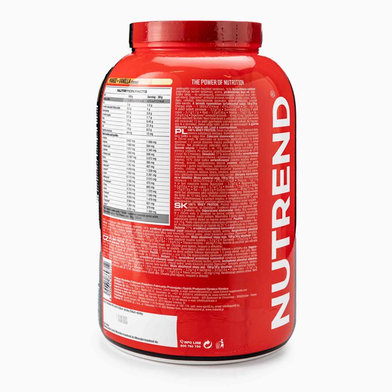 Siero di latte Nutrend 100% Proteine Mango+Vaniglia 2250 g 2