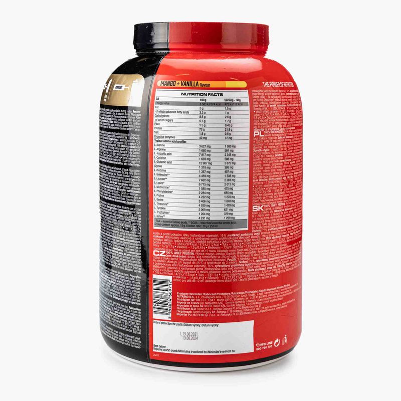 Siero di latte Nutrend 100% Proteine Mango+Vaniglia 2250 g 3