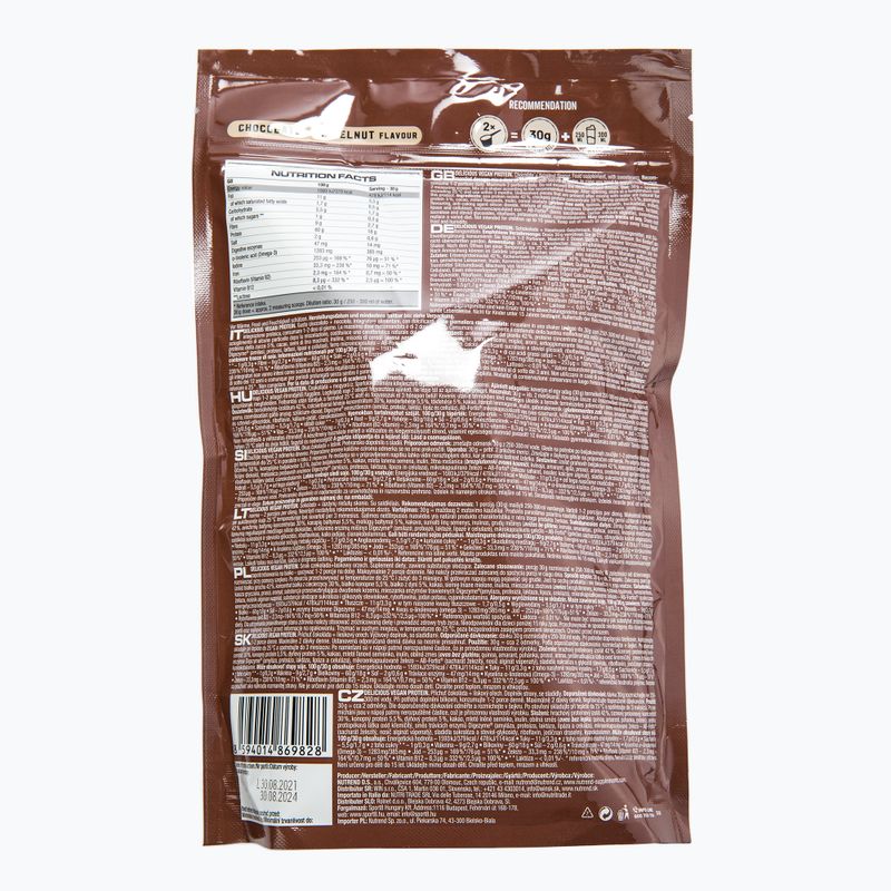Nutrend Delicious Vegan Protein Shake Cioccolato e Nocciola 450 g 2