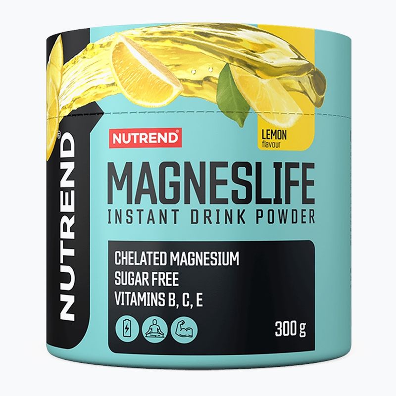 Magnesio Nutrend Magneslife Bevanda Istantanea in Polvere Limone 300 g 4