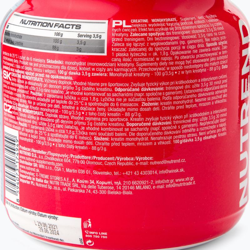 Creatina Nutrend Monoidrato 300 g 3