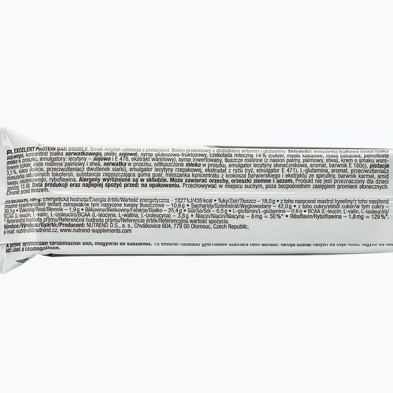 Barretta proteica Nutrend Excelent Mandorla Pistacchio 85 g 2