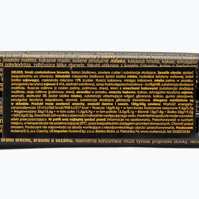 Barretta proteica Nutrend Deluxe al cioccolato 60g 2