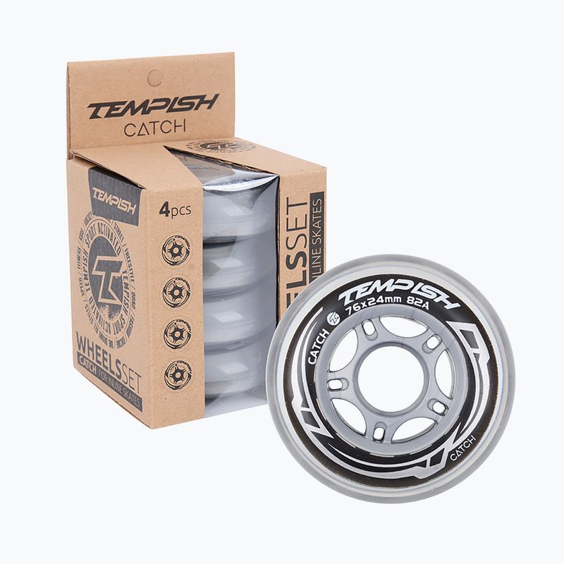 Ruote per pattini Tempish Catch 76mm/82A 4 pcs. clear 3