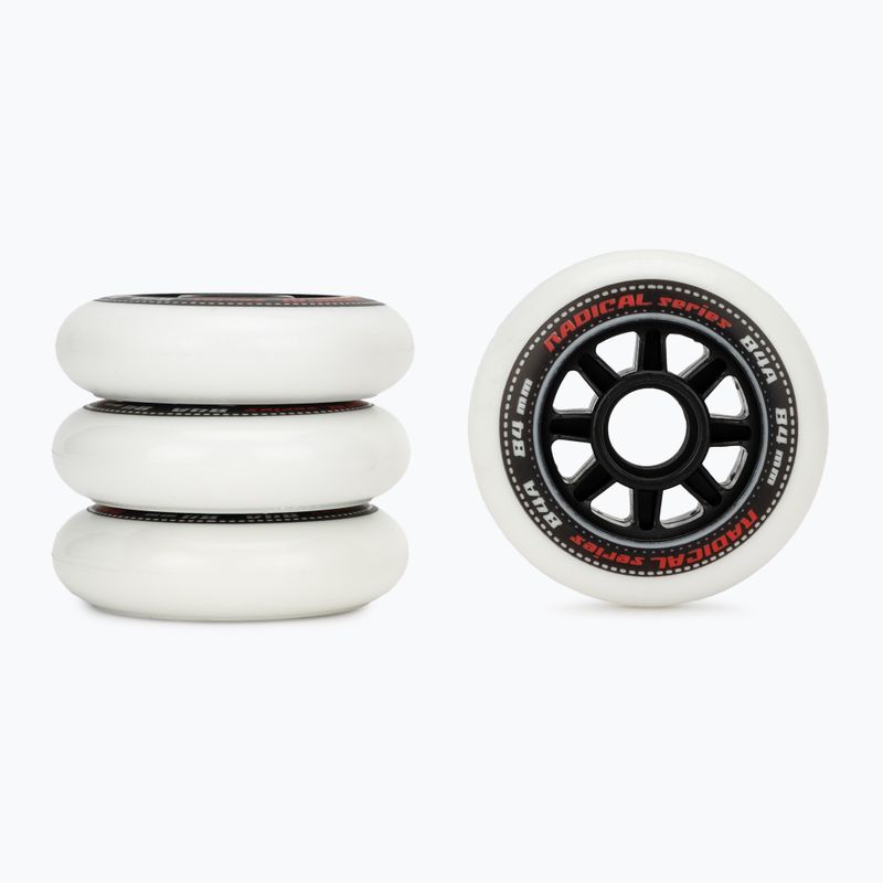 Ruote per pattini Tempish Radical 84mm/84A 4 pcs. white 2