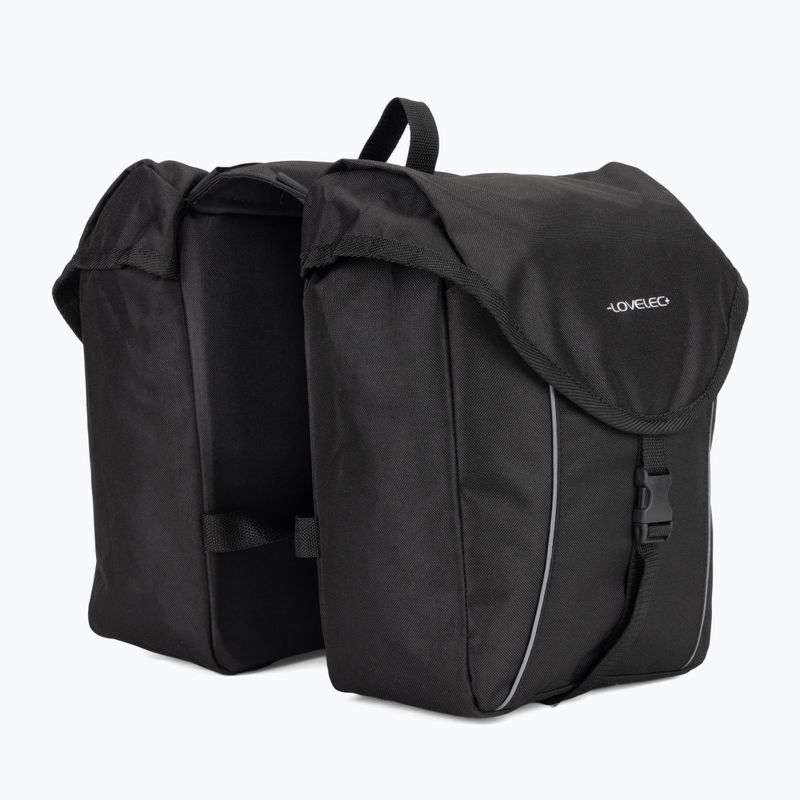 LOVELEC Merano 27 l borsa da bicicletta nera 2