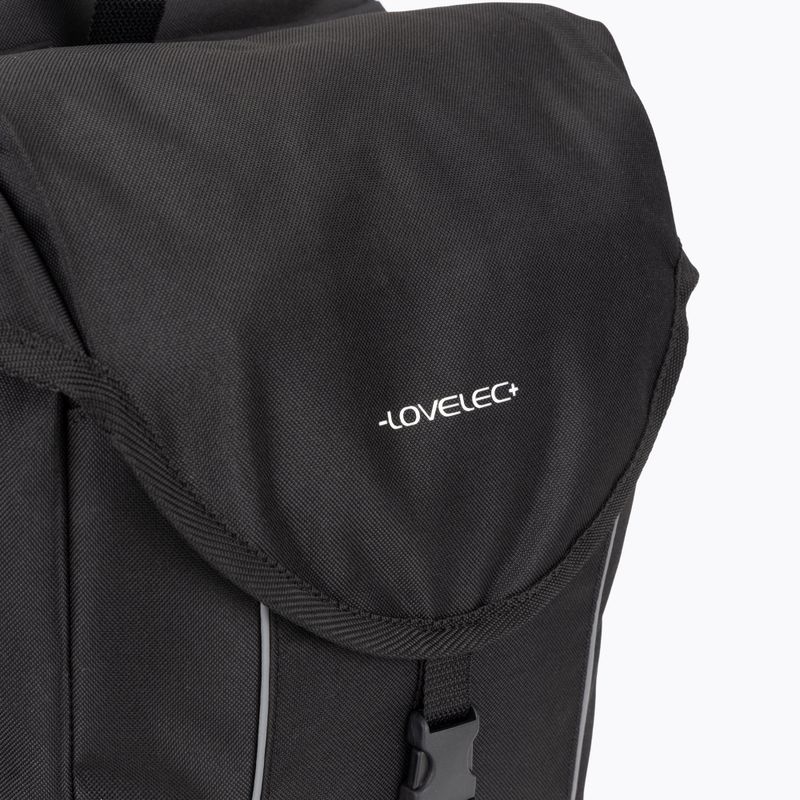 LOVELEC Merano 27 l borsa da bicicletta nera 3