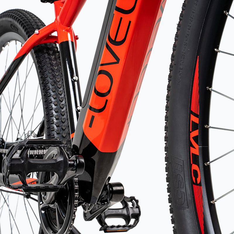 Bicicletta elettrica LOVELEC Alkor 36V 15Ah 540Wh rosso/nero 23