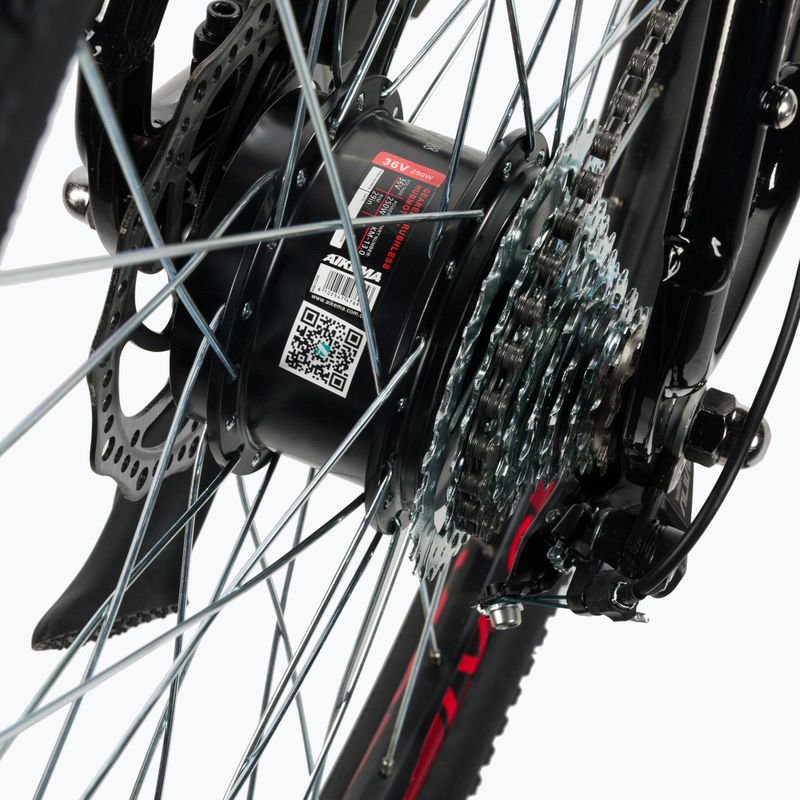 Bicicletta elettrica LOVELEC Alkor 36V 15Ah 540Wh rosso/nero 15