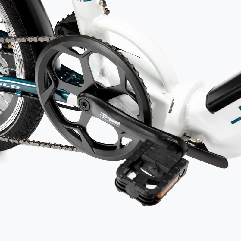 LOVELEC Izar 36V 12Ah 432Wh 2022 bicicletta elettrica pieghevole bianca 14
