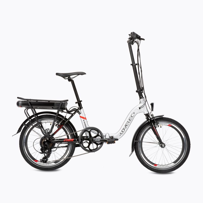 Bicicletta elettrica LOVELEC Lugo 36V 10Ah 360Wh argento