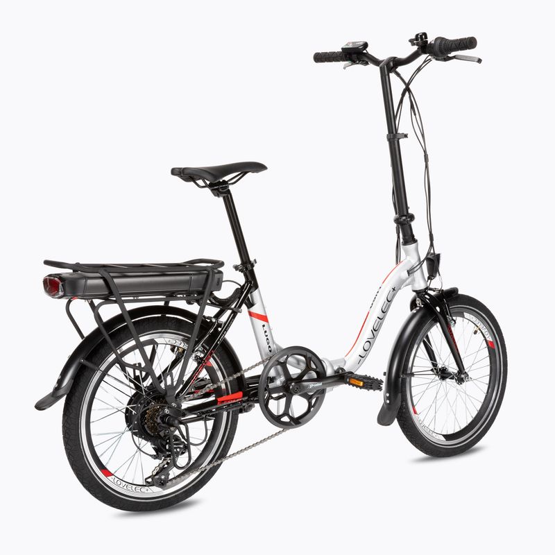 Bicicletta elettrica LOVELEC Lugo 36V 10Ah 360Wh argento 3