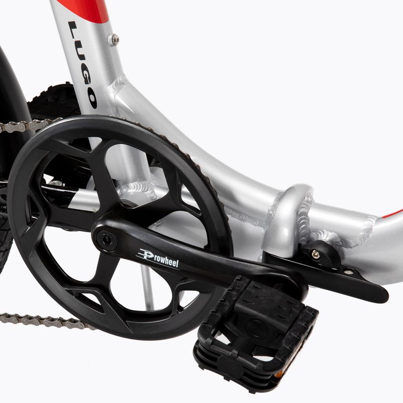 Bicicletta elettrica LOVELEC Lugo 36V 10Ah 360Wh argento 9