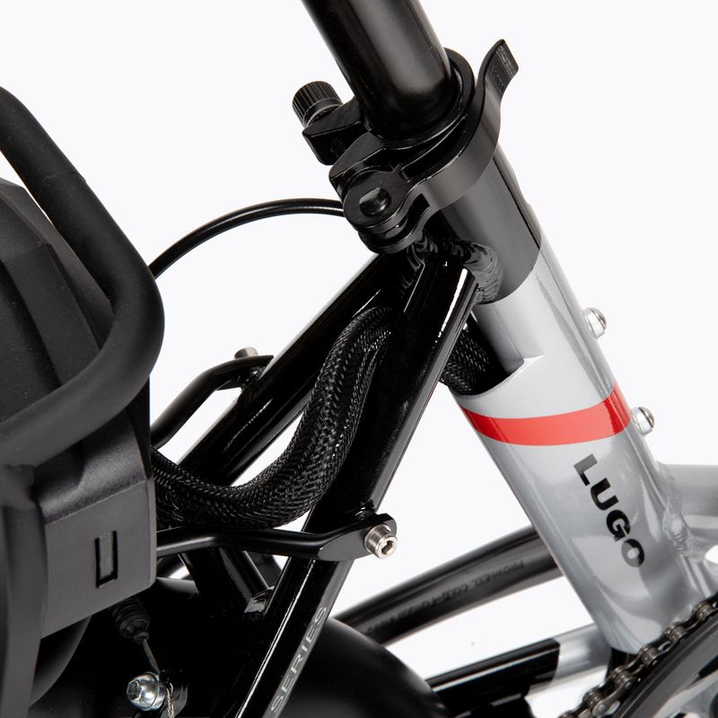Bicicletta elettrica LOVELEC Lugo 36V 10Ah 360Wh argento 12