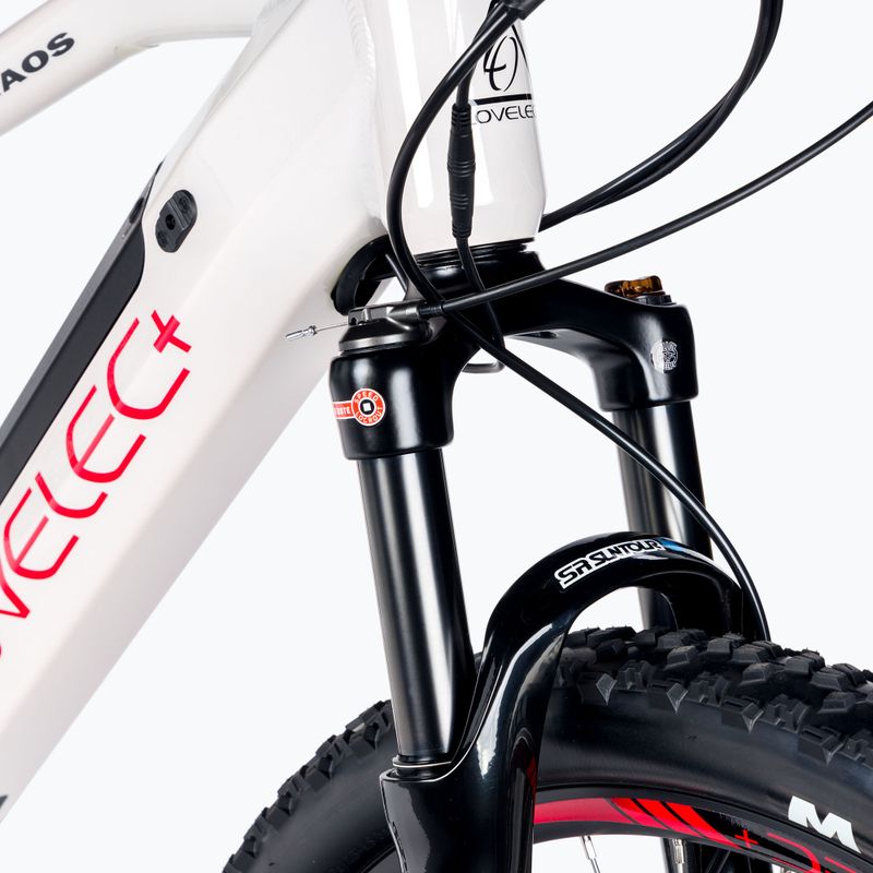 Bicicletta elettrica LOVELEC Naos 36V 15Ah 540Wh bianco/nero 9