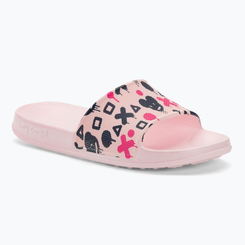 Infradito per bambini Coqui Tora rosa pallido/navy mouse