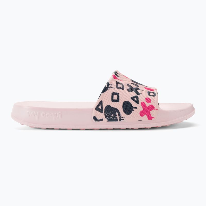 Infradito per bambini Coqui Tora rosa pallido/navy mouse 2