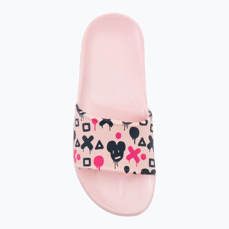 Infradito per bambini Coqui Tora rosa pallido/navy mouse 6