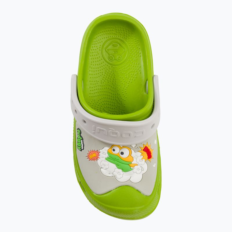 Infradito per bambini Coqui maxi party verde/khaki grey hero 7