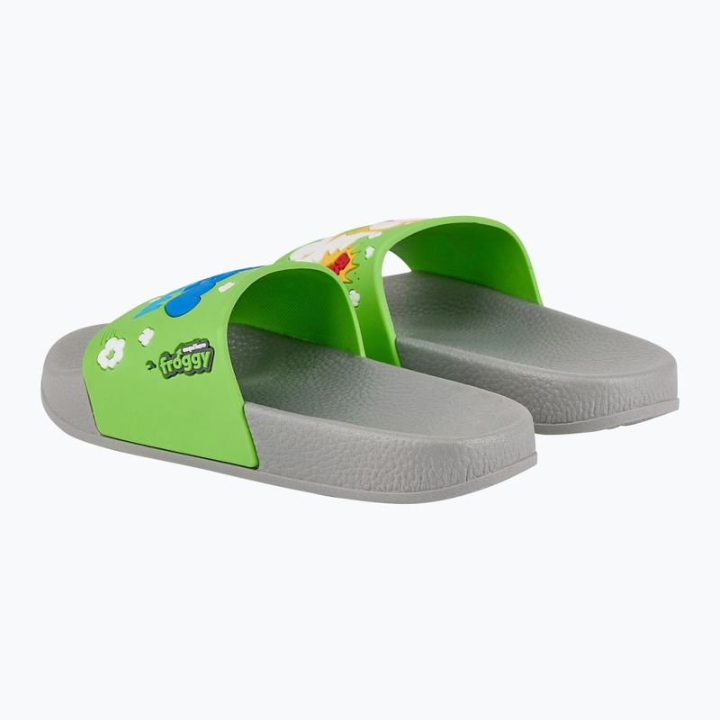 Infradito per bambini Coqui Ruki mid. grey/apple green hero 9