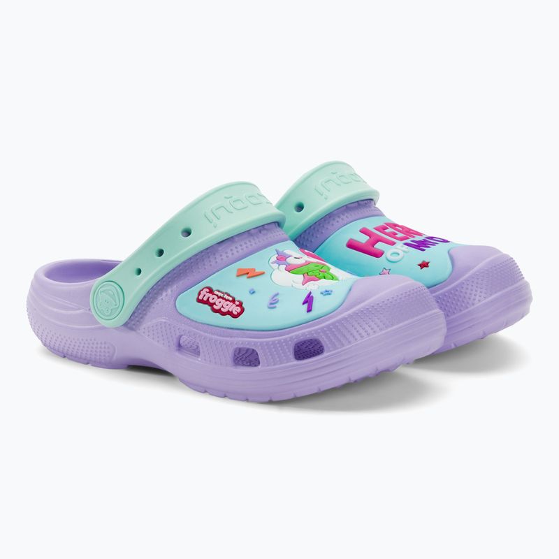 Infradito per bambini Coqui maxi light lilac/light mint hero 5