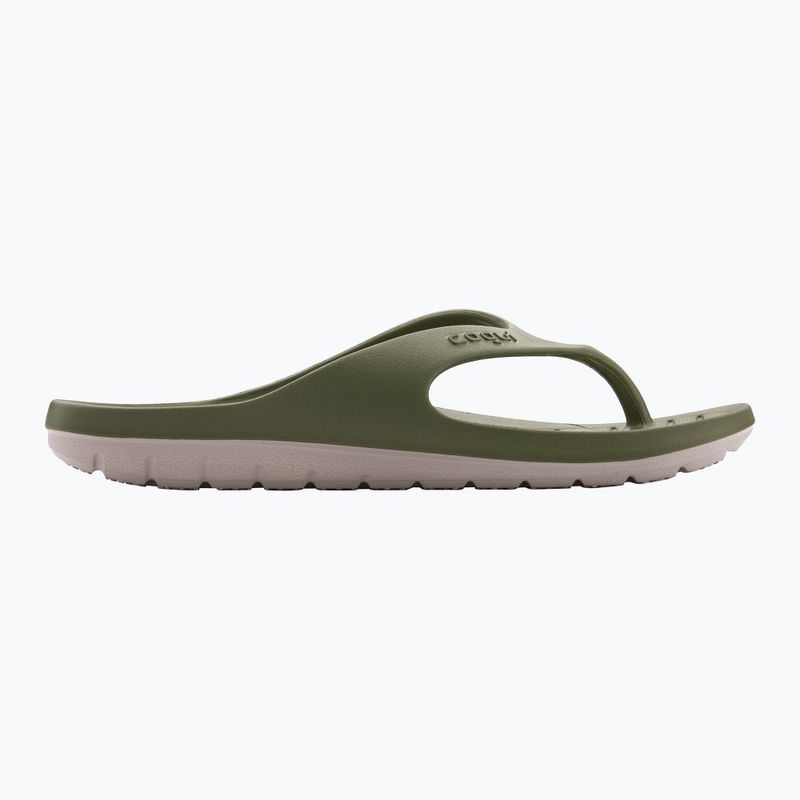 Infradito Coqui Zucco verde militare scuro/pietra da uomo 8