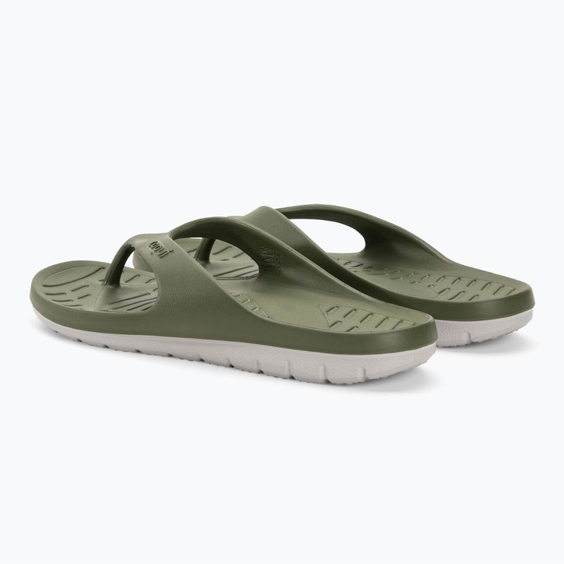 Infradito Coqui Zucco verde militare scuro/pietra da uomo 3
