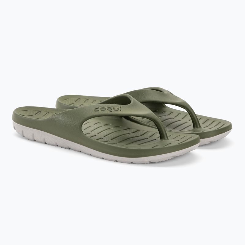 Infradito Coqui Zucco verde militare scuro/pietra da uomo 4