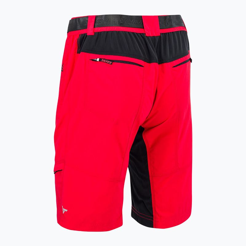 Pantaloncini da ciclismo da uomo SILVINI Rango rosso 3120-MP1616/2008 2