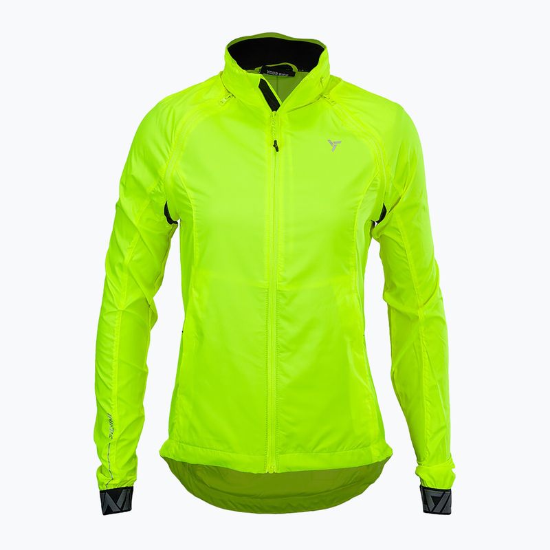 Giacca da ciclismo donna SILVINI Vetta giallo WJ1623
