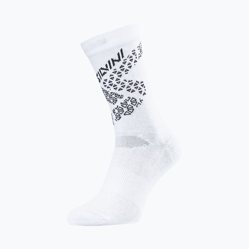SILVINI Bardiga calzini da ciclismo bianchi e neri 3120-UA1642/1082