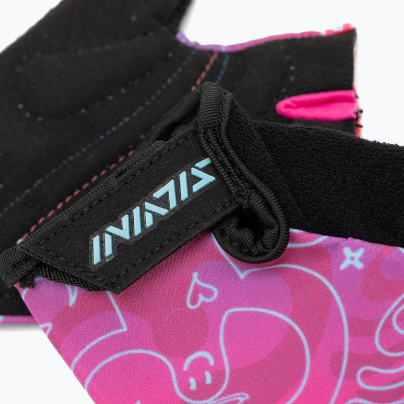 SILVINI Punta guanti da ciclismo da bambino nero/rosa 3119-CA1438/8911 3