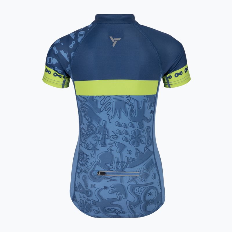 SILVINI Scrivia maglia ciclismo bambino blu 3119-CD1434/3042/110-131 2
