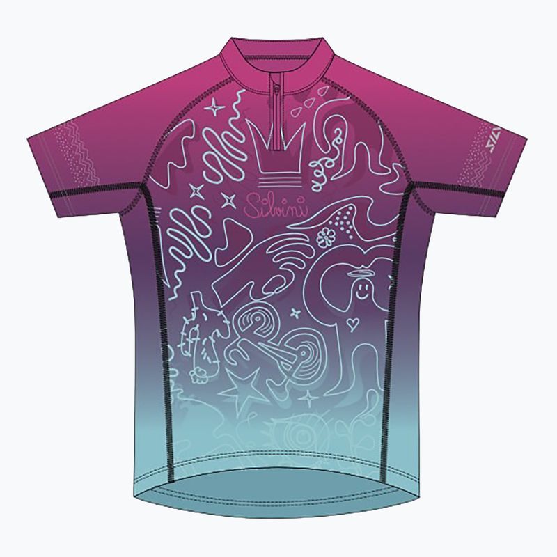 SILVINI Scrivia maglia ciclismo bambino rosa 3119-CD1434/9133/110-131 6