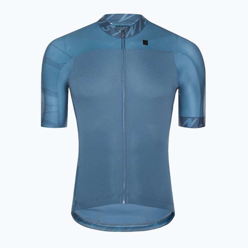 Maglia ciclismo SILVINI Stelvio uomo blu 3120-MD1604/30322