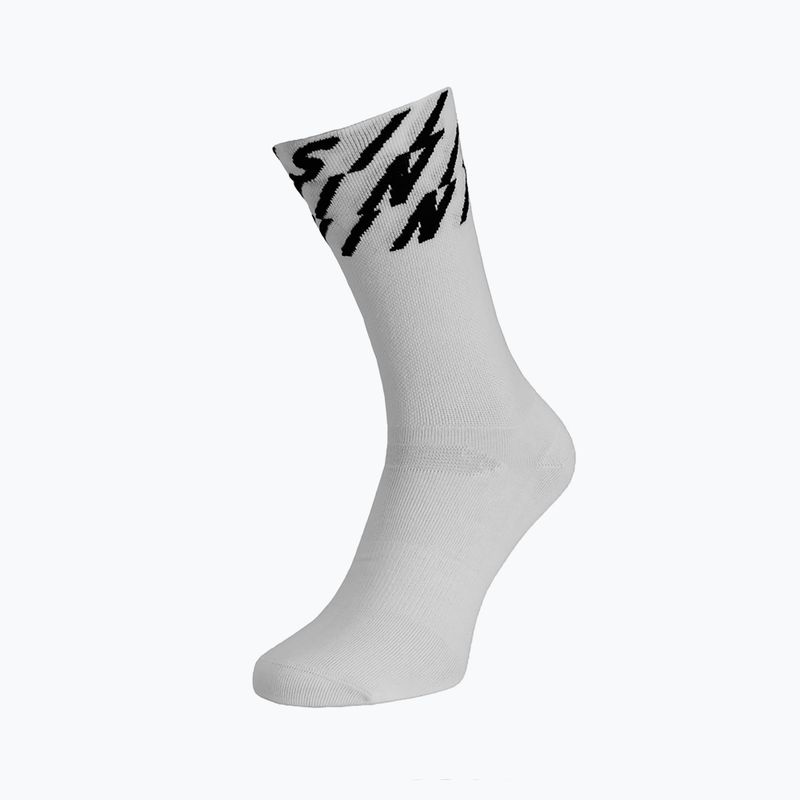 SILVINI Oglio calzini da ciclismo bianchi e neri 3120-UA1634/1083