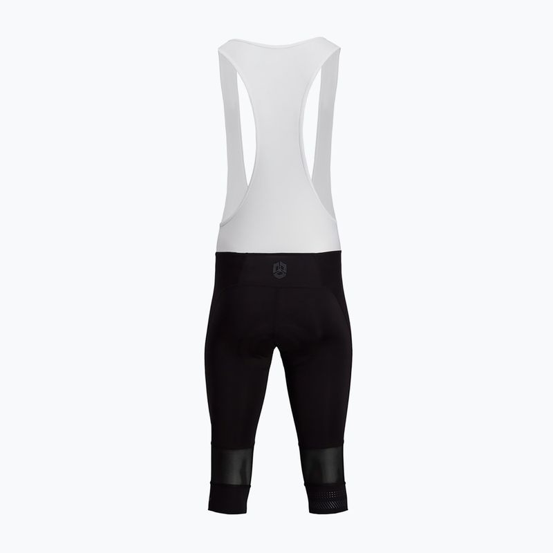 Pantaloncini da ciclismo SILVINI Alvo 3/4 Bib nero/bianco per uomo 2