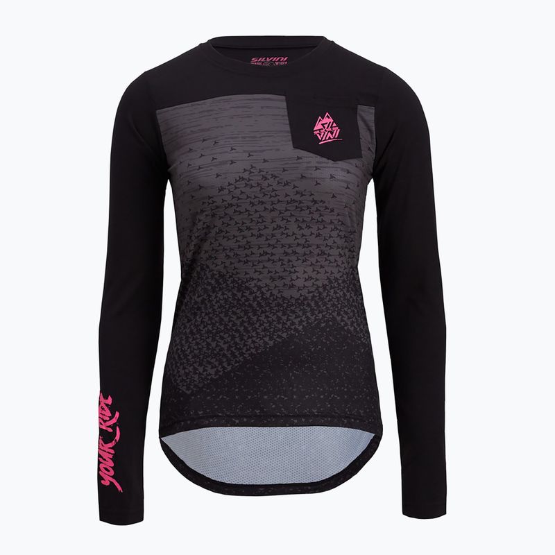 SILVINI maglia ciclismo donna Ella nero/rosa 3122-WD2036/8911