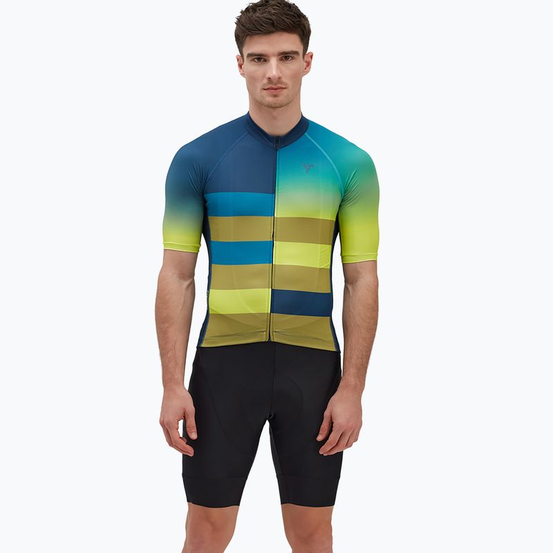 SILVINI maglia ciclismo uomo Mazzano blu/giallo 3122-MD2042/32422