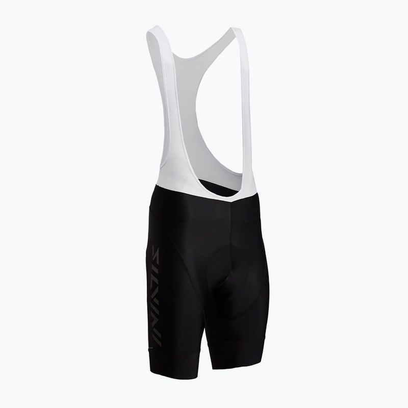 Pantaloncini da ciclismo da uomo SILVINI Suelo bib nero e bianco 3122-MP2043/8012