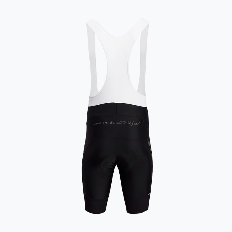 Pantaloncini da ciclismo da uomo SILVINI Suelo bib nero e bianco 3122-MP2043/8012 2