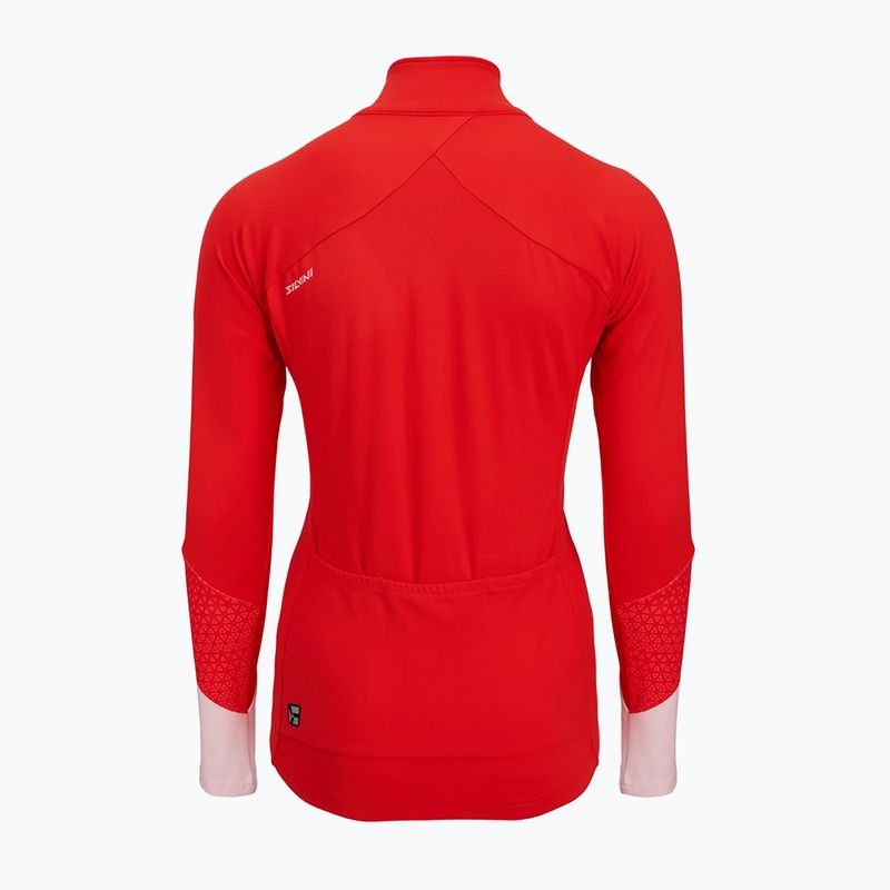 SILVINI Calvana felpa ciclismo donna rosso 3120-WD1618 2