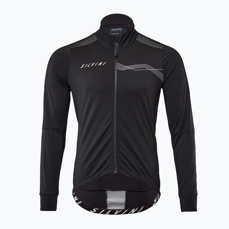 Giacca da ciclismo SILVINI Ghisallo softshell uomo nero MJ2129