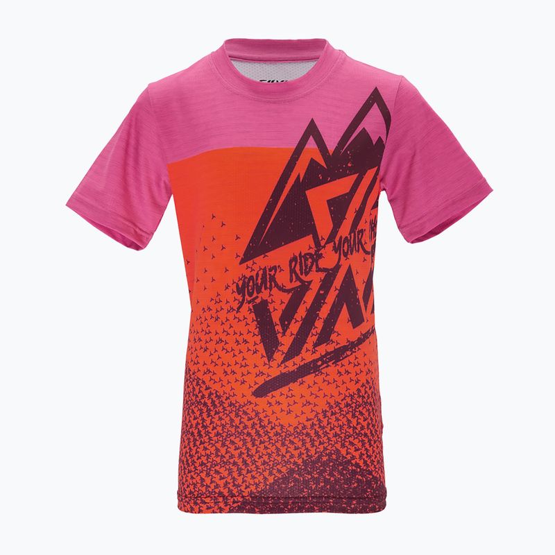 SILVINI maglia ciclismo bambino Denni arancio/rosa 3123-CD2283/60911